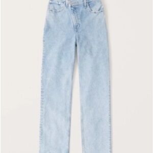 A&F Ultra High Rise 90s Straight Jean